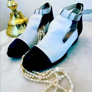 JONAK Paris leather spectators • size 39 • 2 color